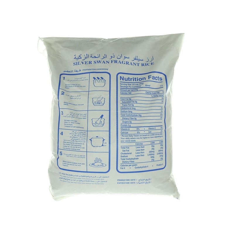 Silver Swan Jasmine Fragrant Rice 10kg