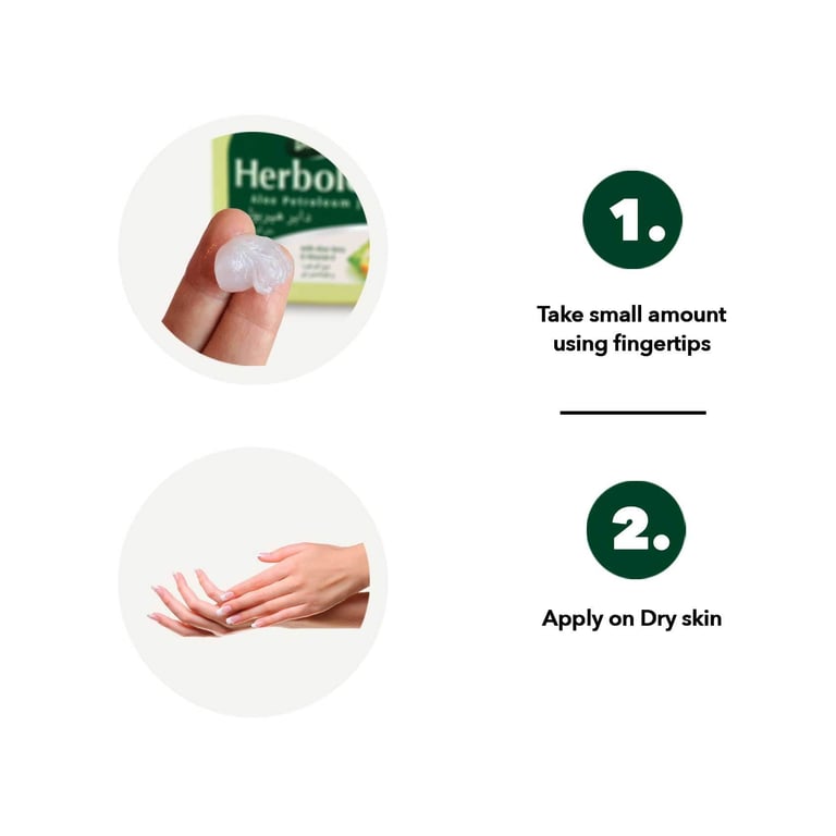 Dabur Herbolene Aloe Petroleum Jelly White 425ml