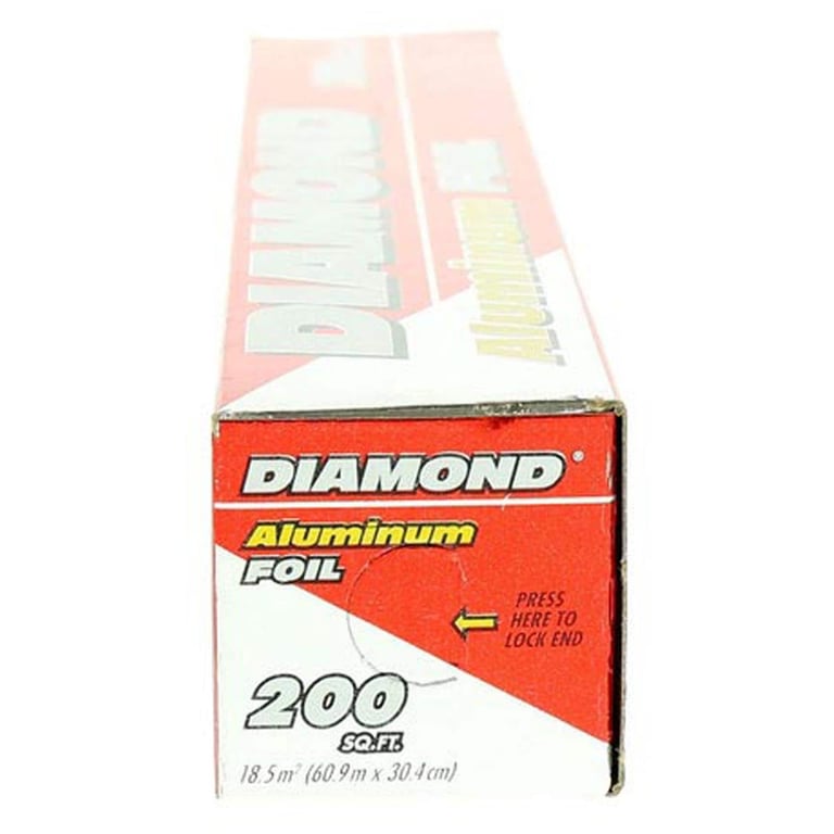 Diamond Aluminium Foil Silver 200sqft