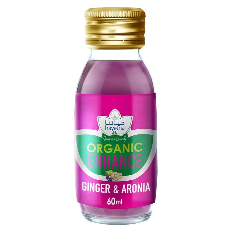 Hayatna Enhance Ginger And Aronia Organic Shot 60ml