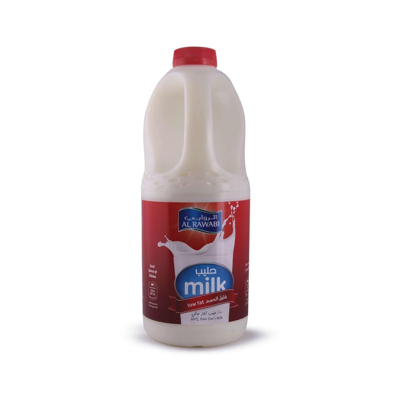 Al Rawabi Low Fat Fresh Milk 2L