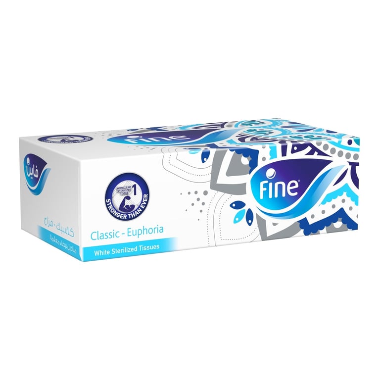 Fine Facial Tissue 150 Sheets X 2 Ply Pack Of 5&nbsp;Classic