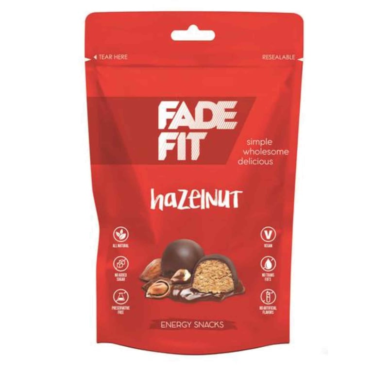 Fade Fit Chocolate And Hazelnut Energy Balls 45g