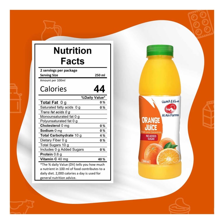 Al Ain Orange Juice 500ml