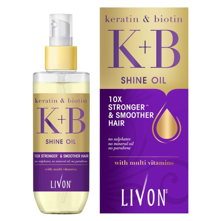 Livon Keratin and Biotin Hair Shine Oil 100ml