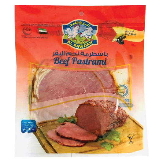 Al Rawdah Beef Pastrami 200g