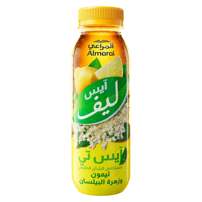 Almarai Ice Leaf Ice Tea Lemon And Elderflower 400ml