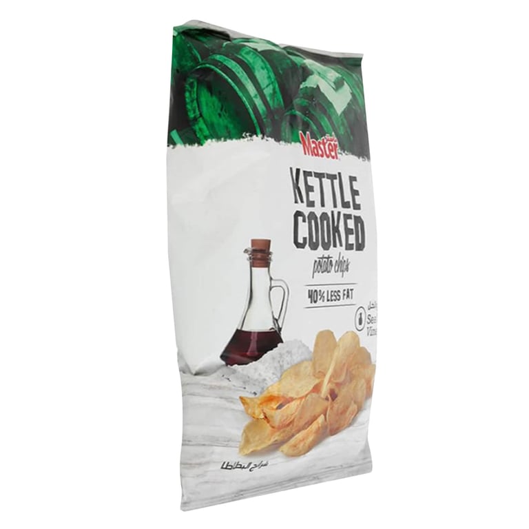 Master Kettle Cooked Sea Salt And Vinegar Potato Chips 170g