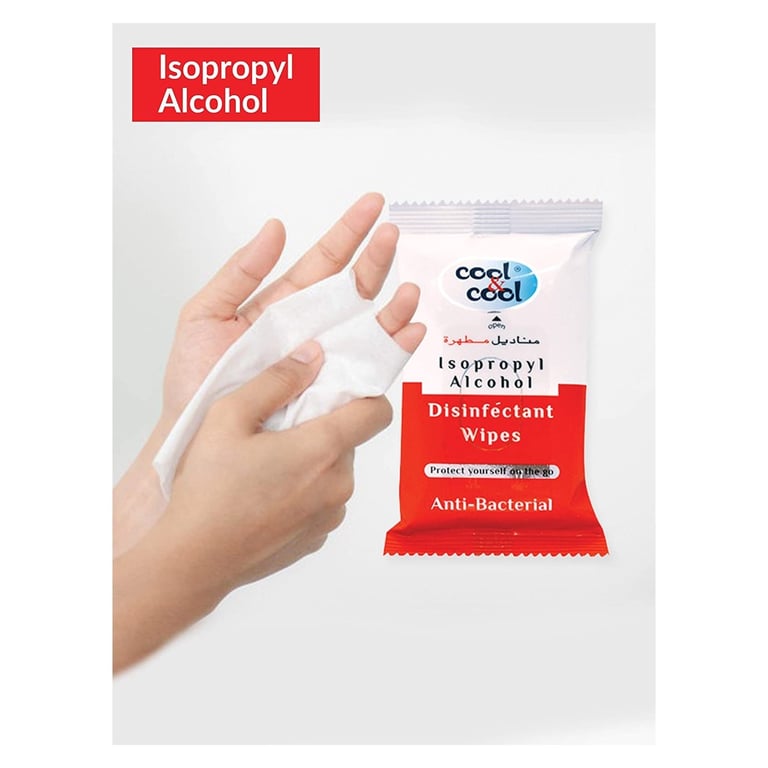 Cool &amp; Cool  Disinfectant 10 Wipes