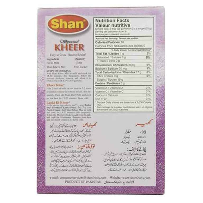 Shan Special Kheer Mix 150g