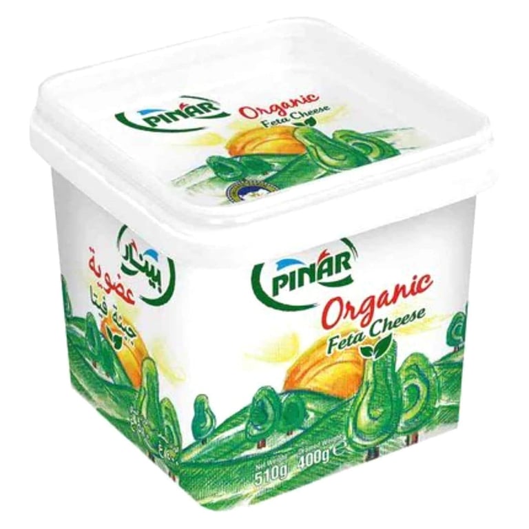 Pinar Organic Feta White Cheese 400g