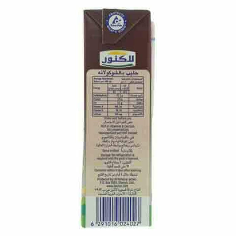 Lacnor Essentials Milk Chocolate Flavoured Milk 180ml Pack of 8