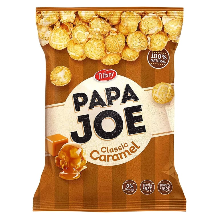 Tiffany Papa Joe Classic Caramel Popcorn 50g