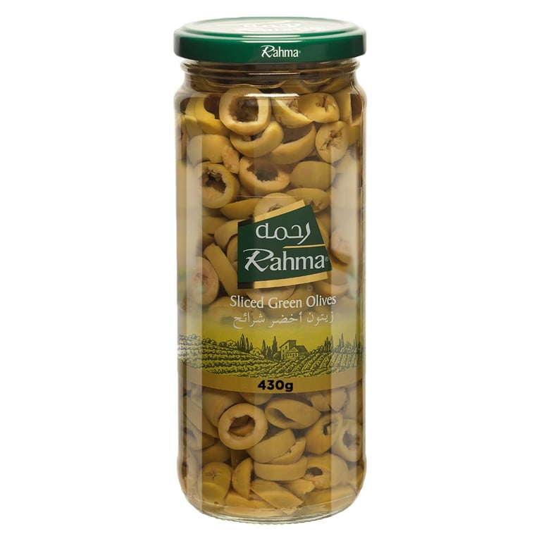 Rahma Sliced Green Olives 430g