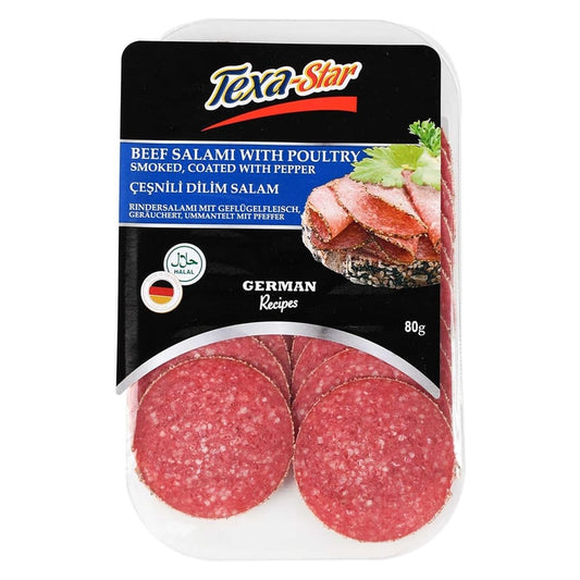 Texa-Star Beef Salami With Pepper 80g