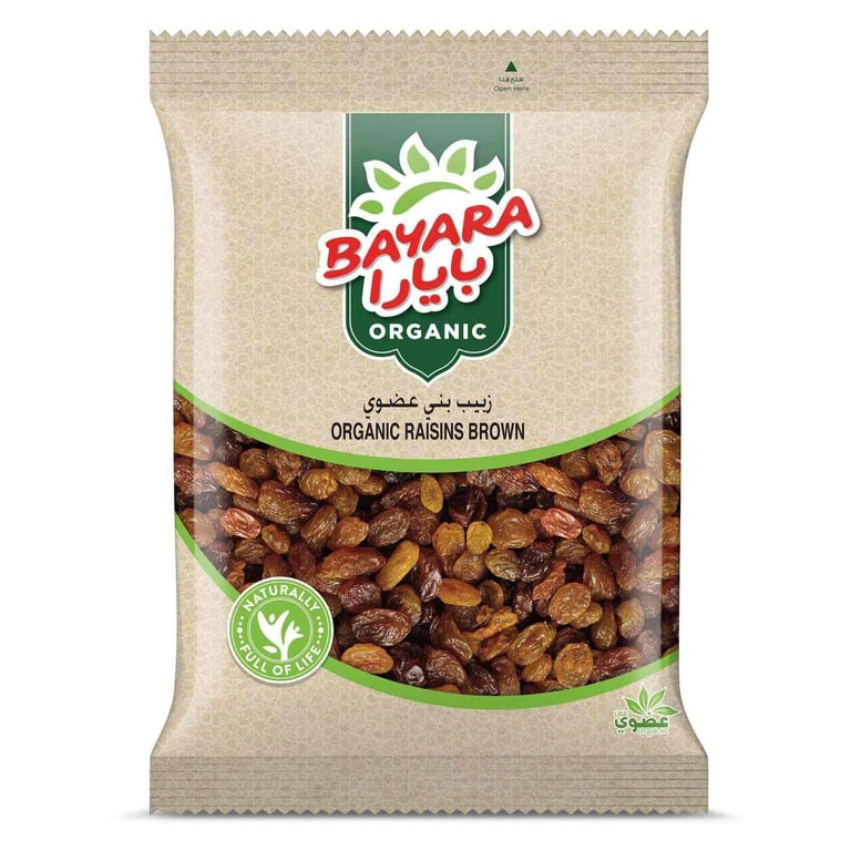 Bayara Organic Raisins Brown 200g