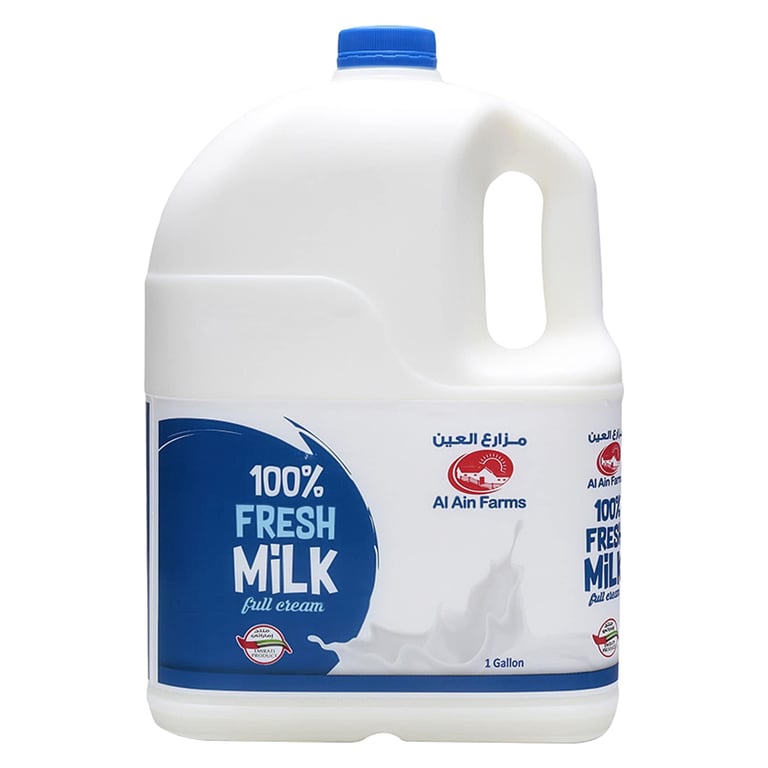 Al Ain Full Cream Fresh Milk 3.78L