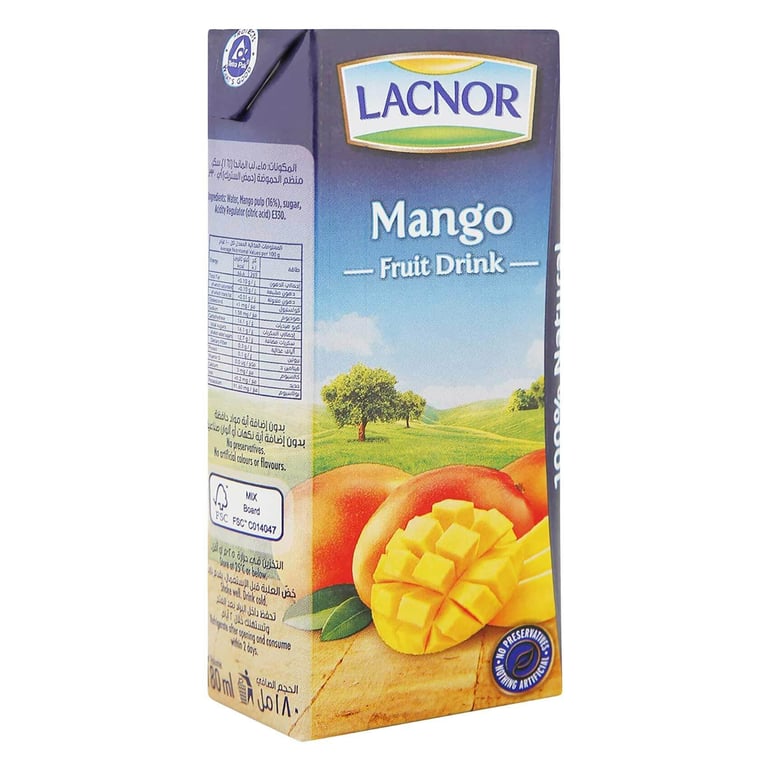 Lacnor Essentials Mango Juice 180ml