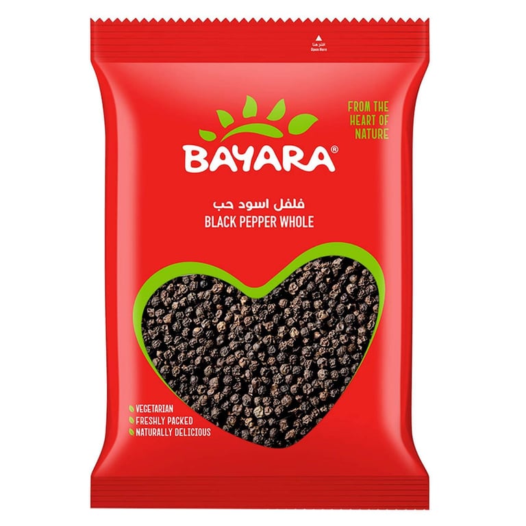 Bayara Black Pepper Whole 200g