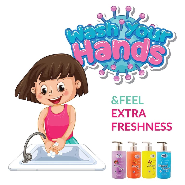 Cool &amp; Cool Handwash Fruity Fresh 500ml