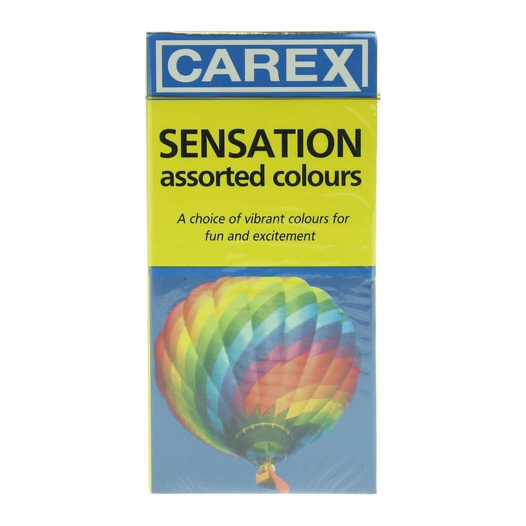 Carex Sensation Condom Multicolour 12 PCS