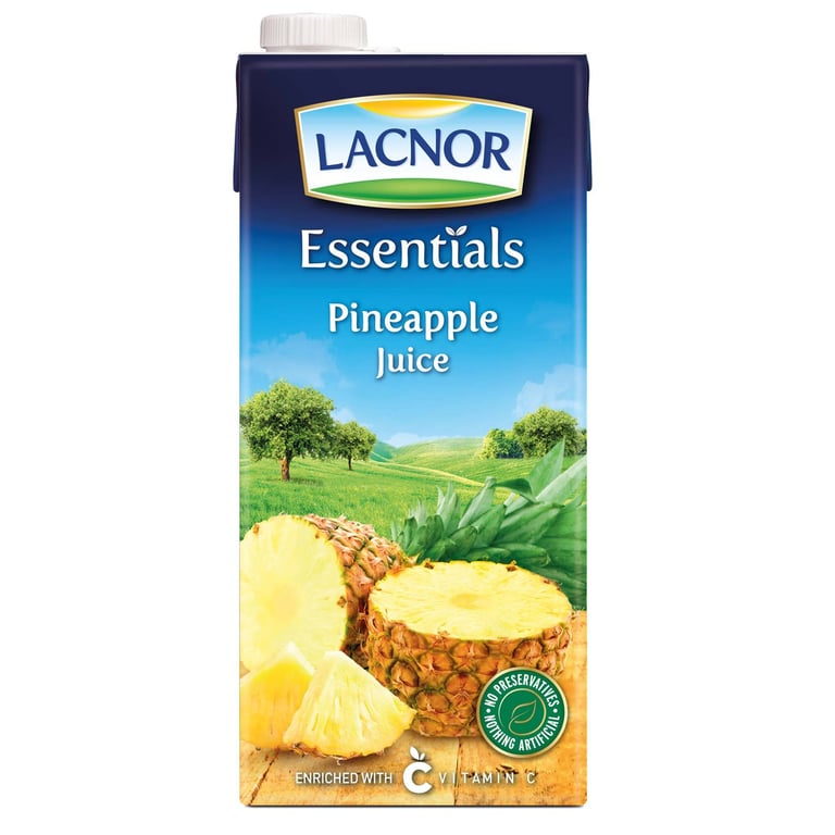 Lacnor Essentials Pineapple Juice 1L