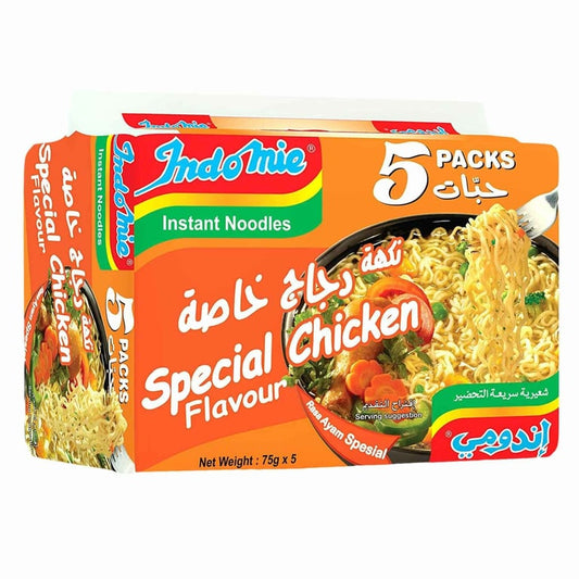 Indomie Special Chicken Flavour Instant Noodles 75g Pack of 5