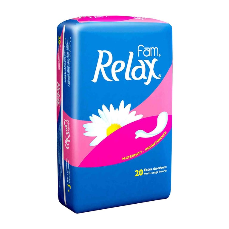 Fam Relax Maternity Sanitary Pads White 20 Pads