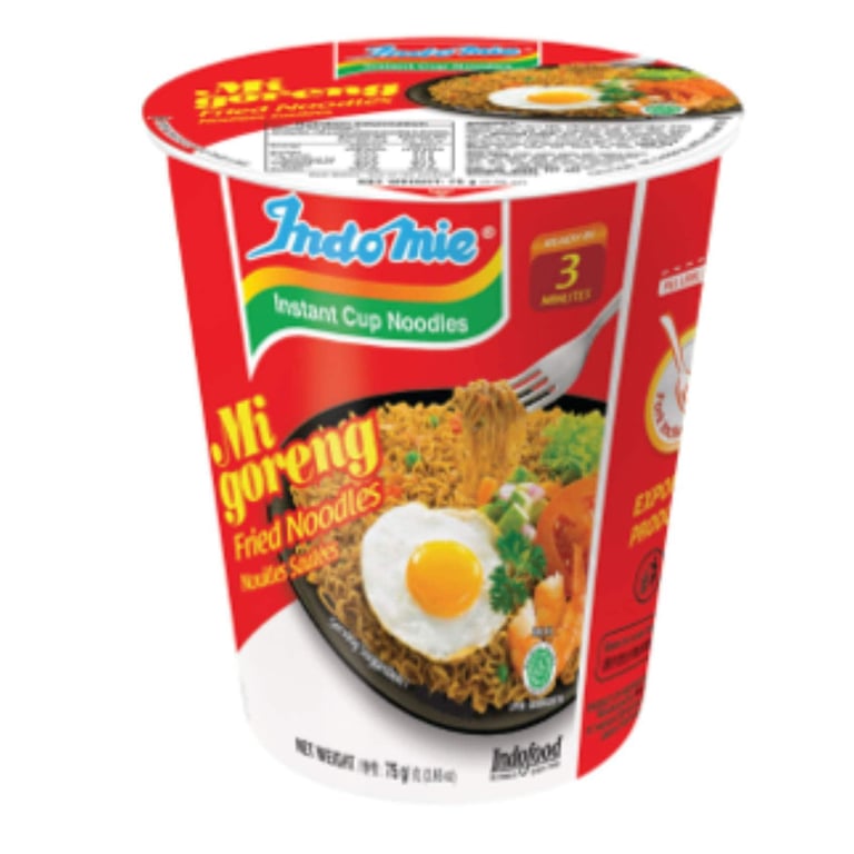 Indomie Mi Goreng Instant Fried Cup Noodles 75g