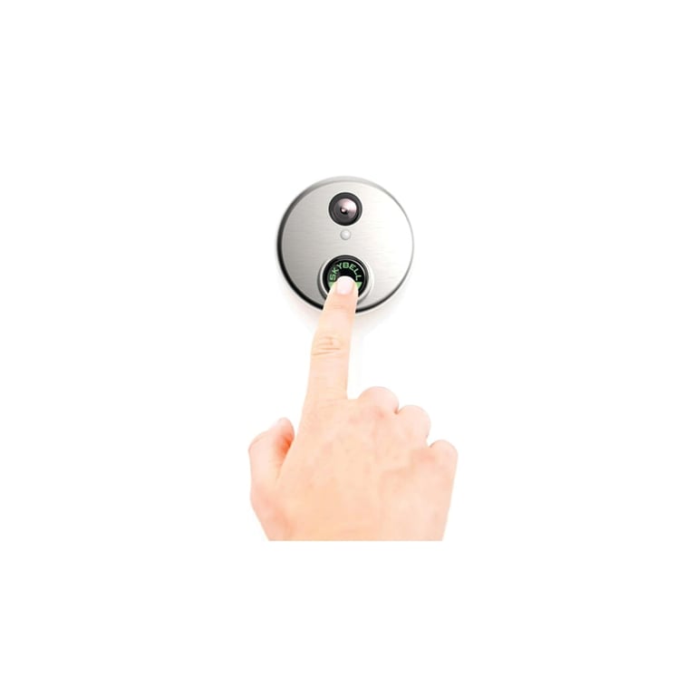 SkyBell HD Wi-Fi Video Doorbell Silver