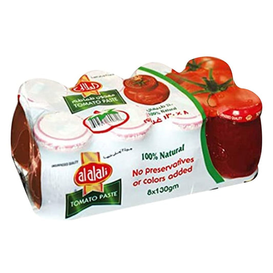 Al Alali 100% Natural Tomato Paste 130g Pack of 8