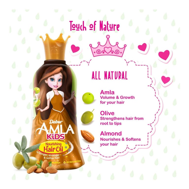 Dabur Amla Kids Nourishing Hair Oil 200ml