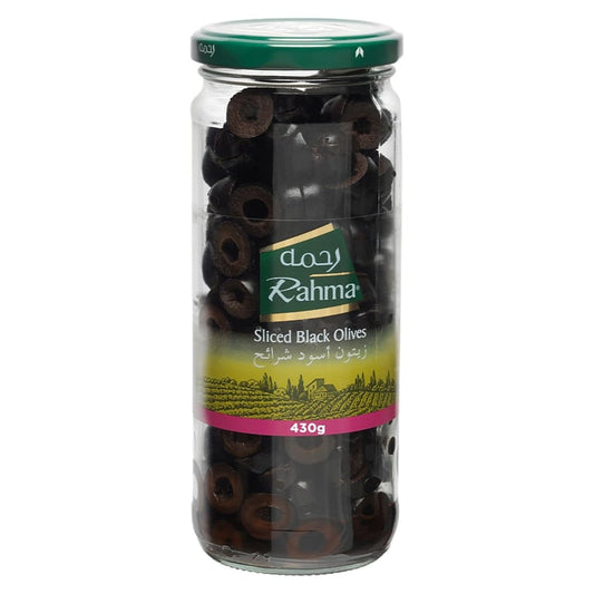 Rahma Sliced Black Olives 430g