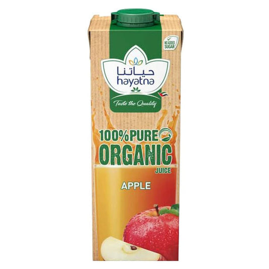 Hayatna 100% Pure Organic Apple Juice 1L