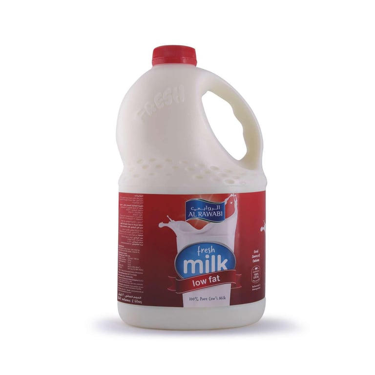 Al Rawabi Low Fat Fresh Milk 2L