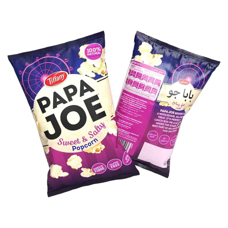 Tiffany Papa Joe Sweet And Salty Popcorn 30g