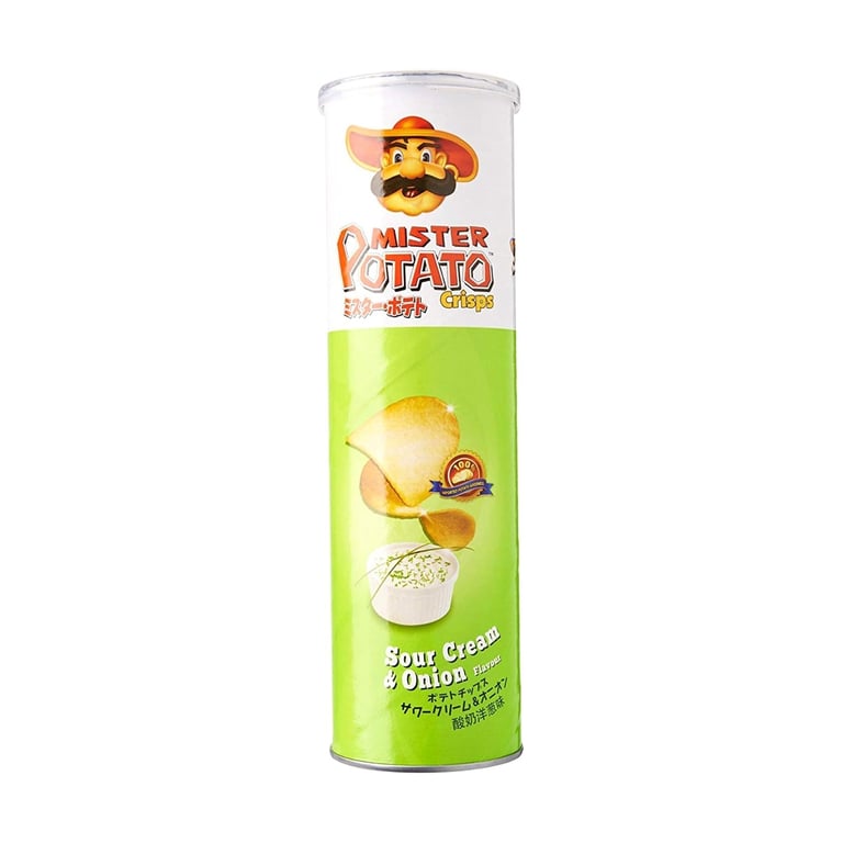 Mister Potato Crisps Sour Cream and Onion Flavour 160g