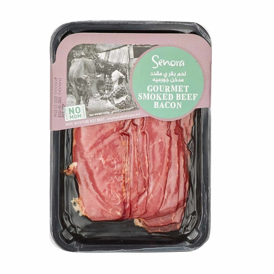 Senora Smoked Beef Bacon 220g