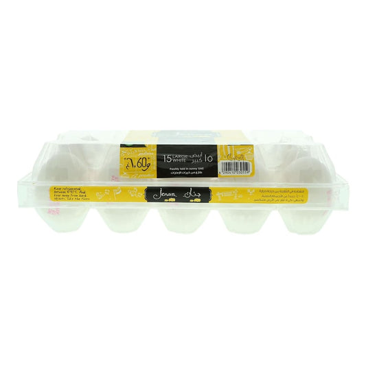 Jenan Large White Eggs 15 PCS