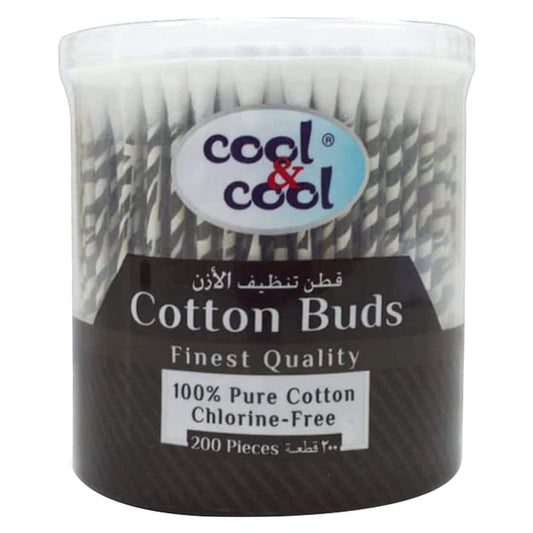 Cool &amp; Cool Cotton Buds White 200 Buds