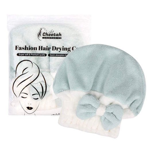 Cheetah Fashion Hair Drying Cap