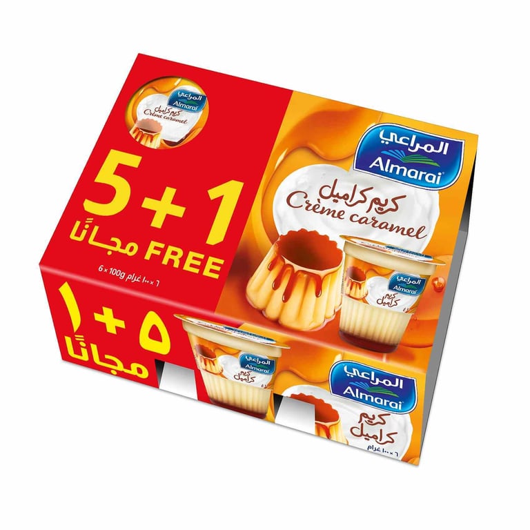 Almarai Creme Caramel Dessert 100g Pack of 6