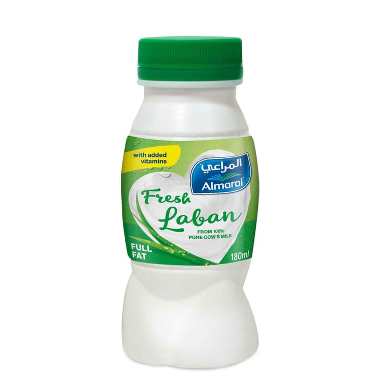 Almarai Full Fat Fresh Laban With Added Vitamins 180ml