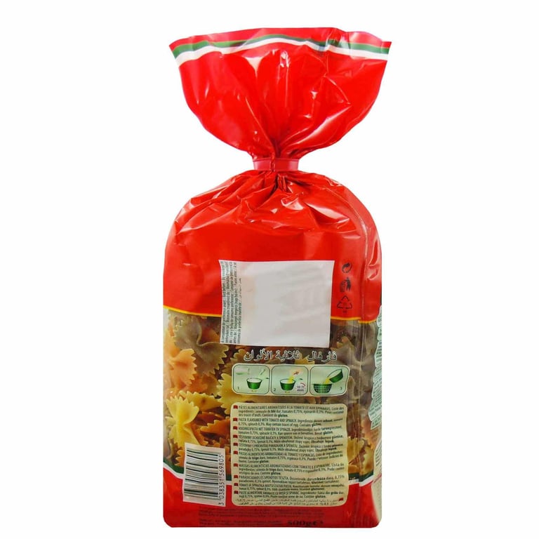 Panzani Farfalle Tricolore Pasta 500g