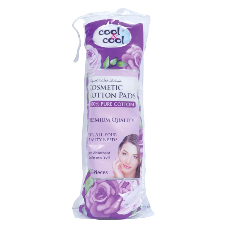 Cool &amp; Cool Cosmetic Cotton 80 Pads White