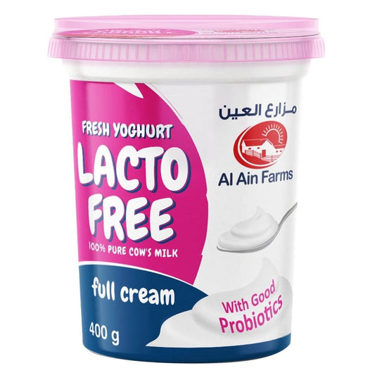 Al Ain Farms Lacto-Free Full Cream Fresh Yoghurt 400g