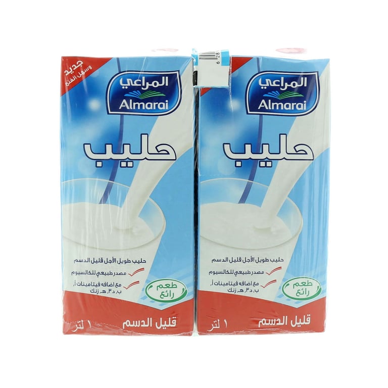 Almarai UHT Low Fat Milk 1L Pack of 4