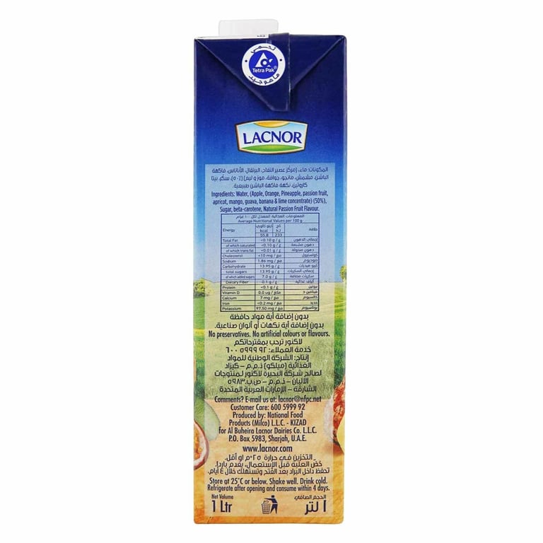 Lacnor Essentials Fruit Cocktail Juice 1L