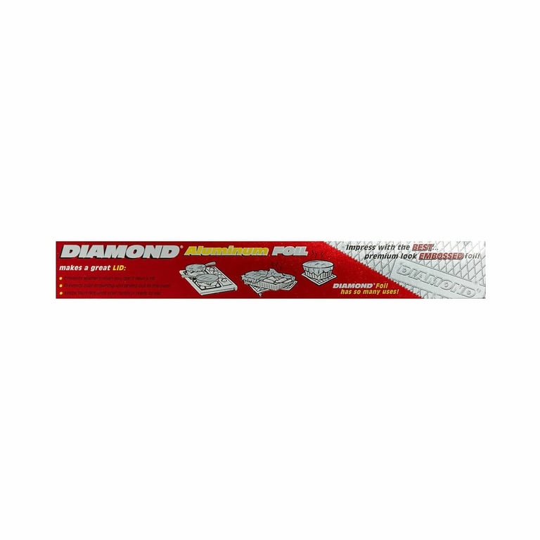 Diamond Aluminium Foil Silver 75sqft