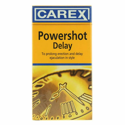 Carex Powershot Delay Condom Yellow 12 PCS